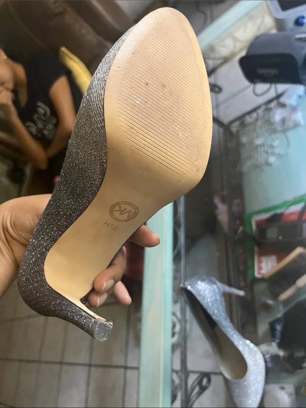 Michael Kors sparkling silver